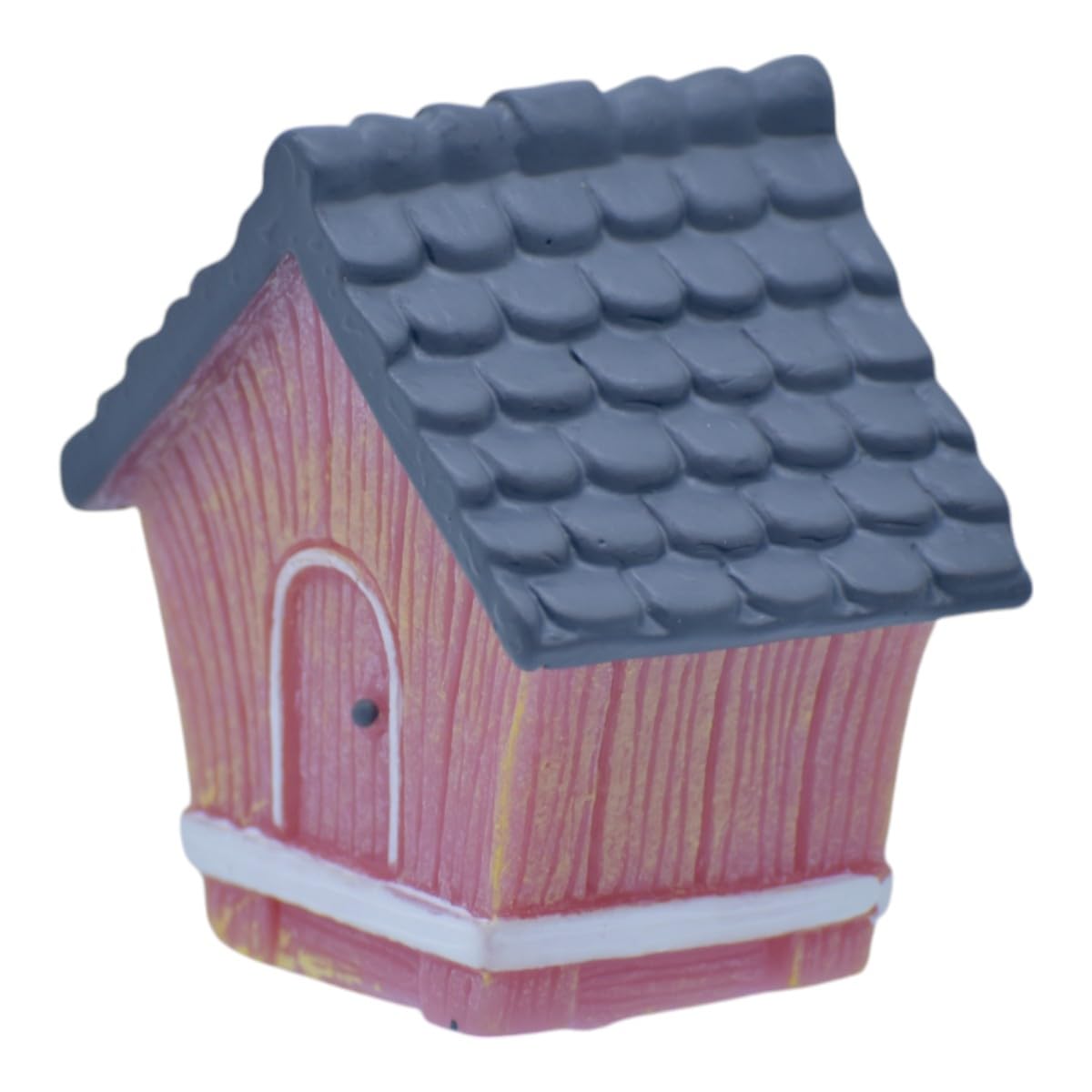 Aadyacrafts Decorative Miniature House with Grey Tiled Roof and Pink Wooden Texture, Garden Ornament, C1448-1-image-5