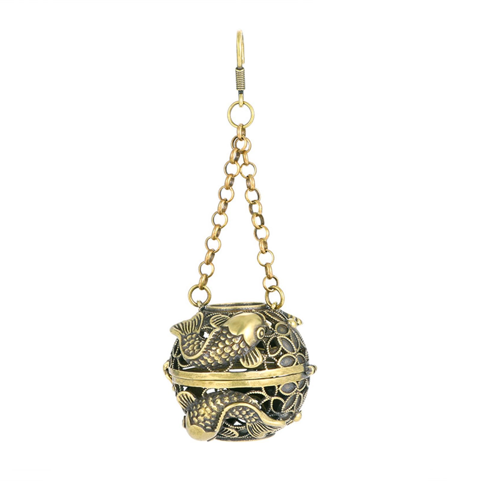 Antiqued Brass Aromatherapies For Home Decors Fragrances Diffuser Decorative Incenses(C)