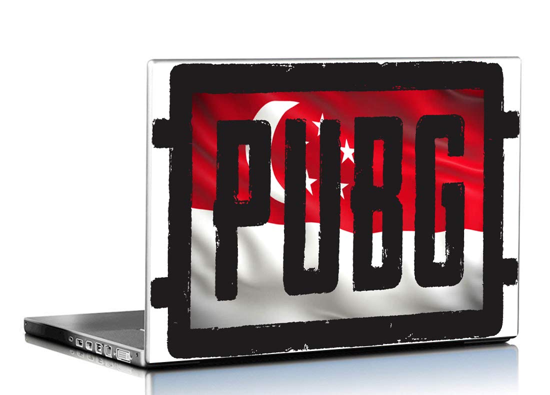 PIXELARTZ PUBG Video Game 15.6 Inches Laptop Skins/Stickers for Dell-Lenovo-Acer-HP (1027)