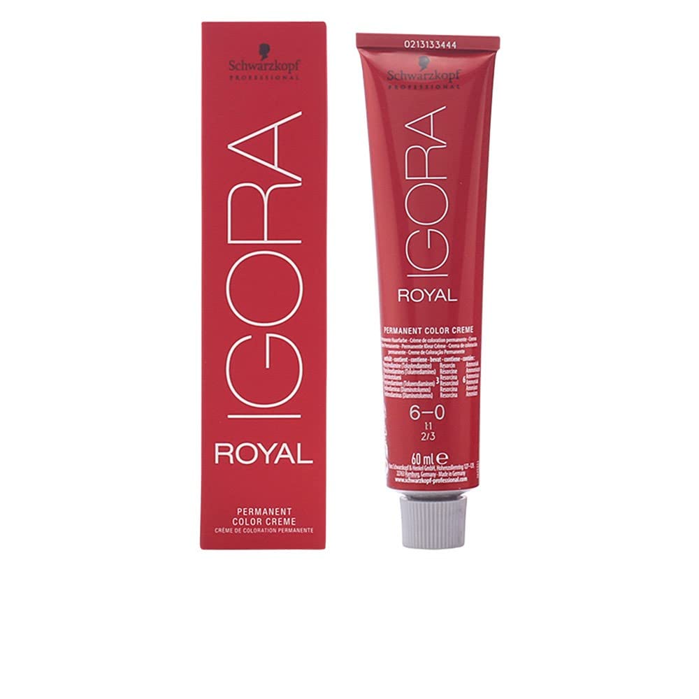 Schwarzkopf-Professional Igora ROYAL Naturals Permanent Color Creme – 6-0 Dunkelblond, 60 ml