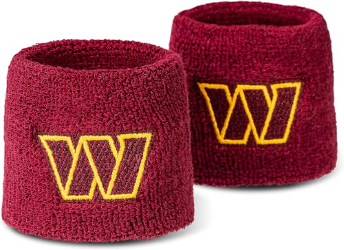 Image of Franklin Sports NFL Team Logo Wristbands - Pair of Youth Wristbands for Costumes and Uniforms