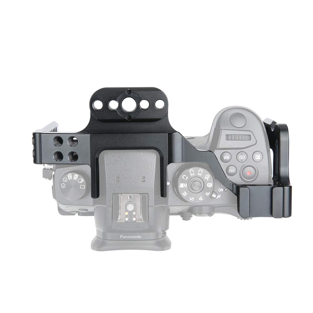 [Update Version] NICEYRIG GH5s GH5 Cage de caméra avec Cold Shoe NATO Rail pour Panasonic Lumix GH5s GH5