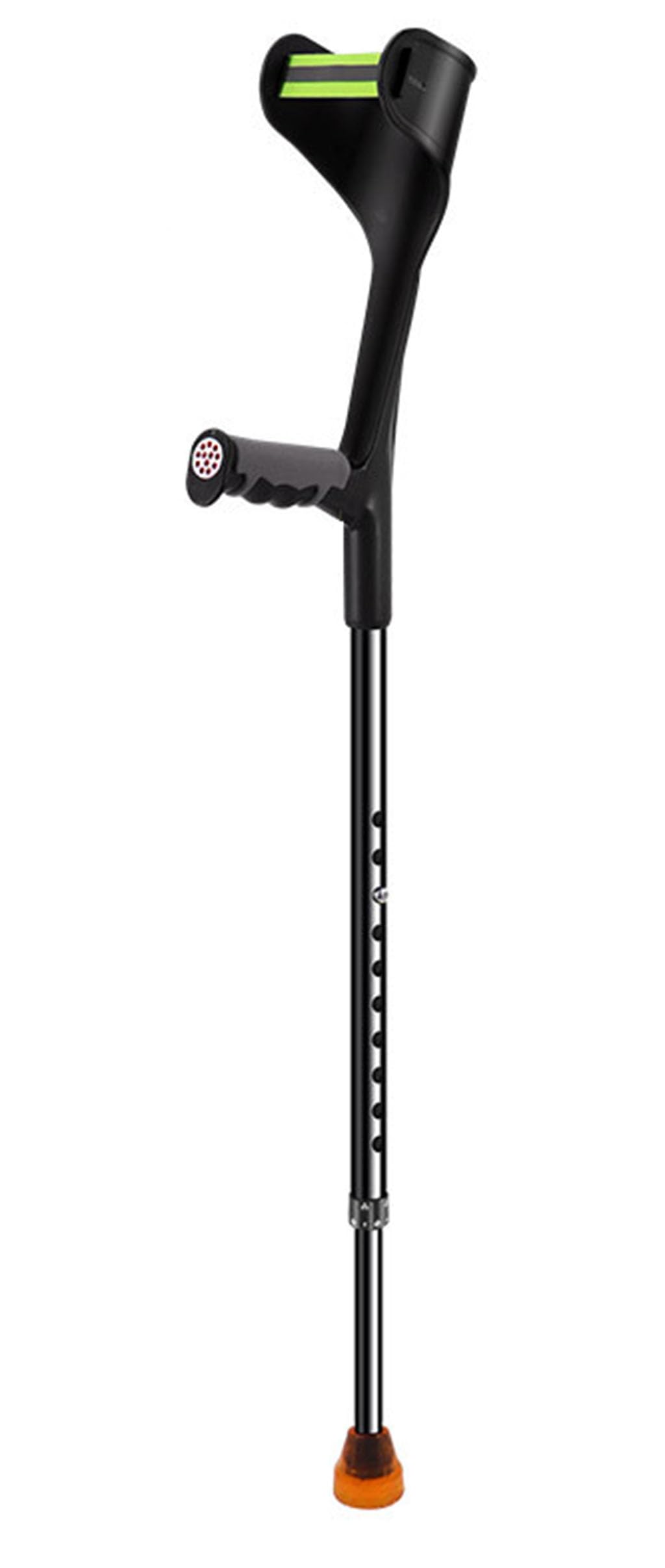 Muletas plegables para antebrazo, altura ajustable, diseño ergonómico para mayor movilidad y comodidad, sistema de puño cerrado, soporte ortopédico ligero