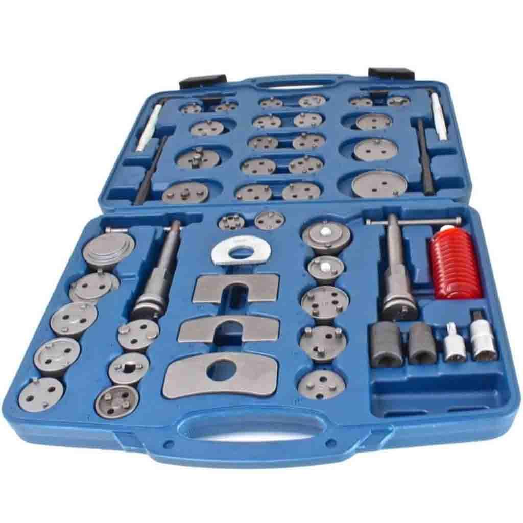 SIO Reposicionador de Pistones de Freno 50 Piezas – Kit Universal para Retroceder Pistones de Pinza de Freno – Herramientas para Cambio de Pastillas Coche – Uso Profesional Taller Automoción