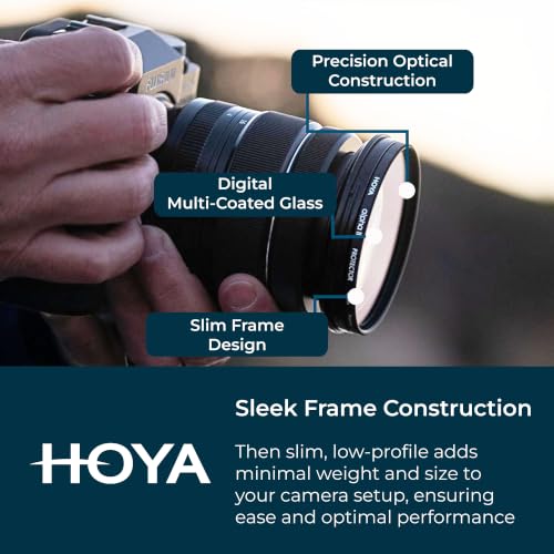 Hoya Alpha II MC Camera Lens Protector, 82mm Filter — Ideal for Beginners, Improved Glass, 93.7% Light Transmission, Thinner Frame, 6-Layer Hoya Multi-Coating for Enhanced Protection and Clarity by Hoya - Used condition - Image 4
