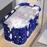 Tinysiry Bañera portátil, bañera plegable envolvente independiente 1 juego