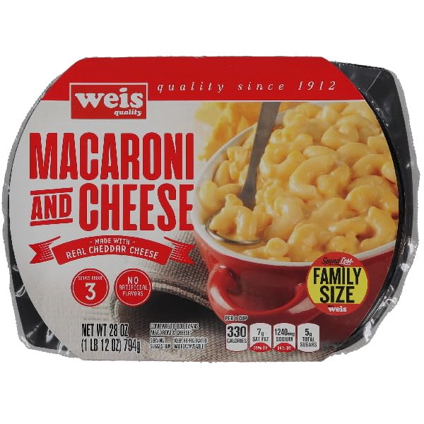 Amazon.com : Weis Quality, Macaroni & Cheese, 28 Ounce : Grocery ...