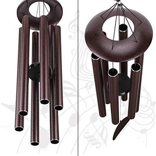 Agirlgle Large Wind Chimes Outdoor 44 inch- Tuned Large Garden Outdoor Windchimes for Patio and Terrace - Best Metal Musical Windchime Outdoor and Home Decoration - Thumbnail 7