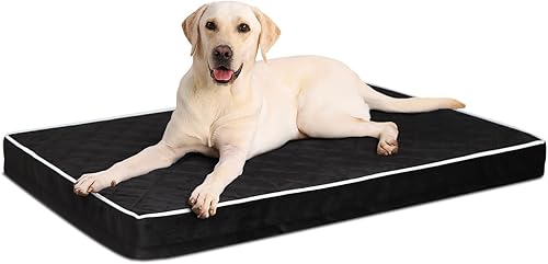 Miniatura 17 de Camas ortopédicas para perros pequeños, impermeables, con funda extraíble lavable y parte inferior antideslizante, cama acolchada para perros para