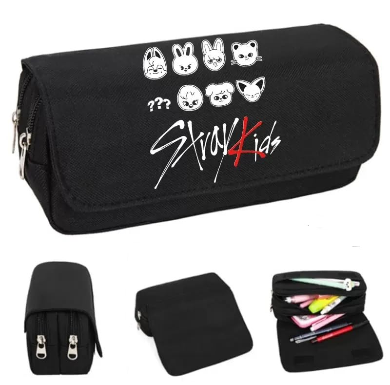 Stray-Kids - Mochila de lona con cordón para guardar la escuela, Estuche B, Talla única