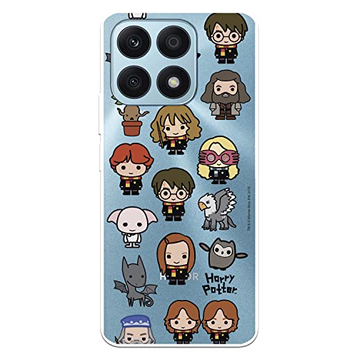 Custodia per Huawei Honor X8A Ufficiale di Harry Potter Personaggi Icone per proteggere il tuo cellulare. Cover per Huawei in silicone trasparente flessibile con licenza ufficiale di Harry Potter