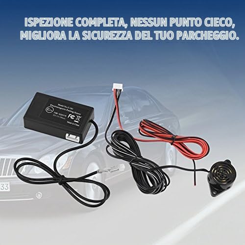 Estink Sensore di Parcheggio Kit Induttivo per Retromarcia, Senza Foratura U301 Elettromagnetico con Installazione Facile | Elettromagnetico per retromarcia, installazione facile, per auto