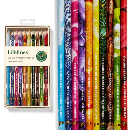 Lifelines Rub & Sniff Scented Colored Pencils – Infused...