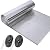 Frienda Double Reflective Insulation Foam Window Reflective Insulation Radiant Barrier Aluminum Foil Bubble Insulation Roll to Keep Heat, Thermal Insulation Shield(240 x 48 Inches,Silver)