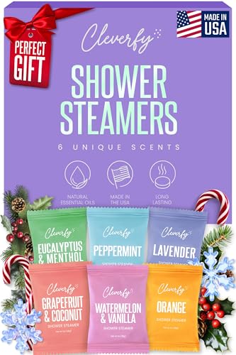 Cleverfy Shower Steamers Aromatherapy – Stocking Stuffers for Teen...