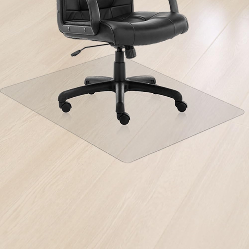 Clear Chair Mat for Hardwood Floor Plastic Floor Mat for Home Floor Protector Desk Mat No-Slip Office Chair