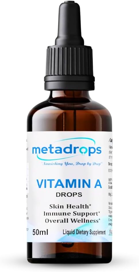 Vitamin A Liquid Supplement - Retinyl Palmitate, 100 Sublingual Servings for Enhanced Absorption, 50 mililitre