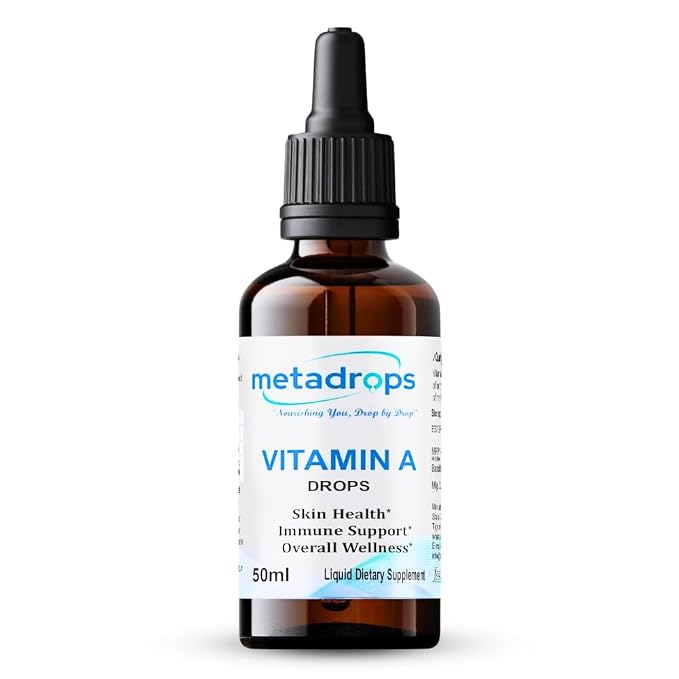 Vitamin A Liquid Supplement - Retinyl Palmitate, 100 Sublingual Servings for Enhanced Absorption, 50 mililitre
