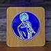 Produktbild Wfmhra Magic School 3D LED Kunststoff Nachtlicht DIY Customized Lampe Tischlampe Kinderfarben Geschenk Home Decor 7
