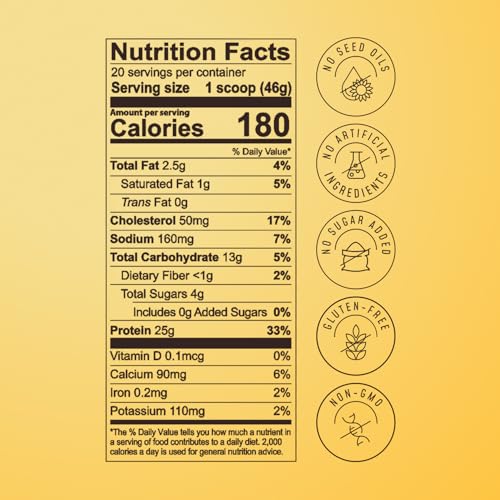 Image of FlavCity All in One Protein Shake Powder, Pineapple Coconut - On the Go Meal Alternative + Collagen Peptides, Reishi & Cordyceps - Focus, Skin, Hair & Joint Support - 100% Grass Fed Whey, 20 Servings