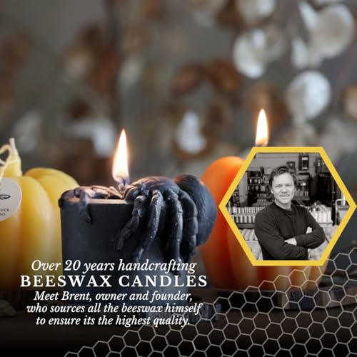 Image of Big Dipper Wax Works Pure Beeswax Spider Pillar Candle