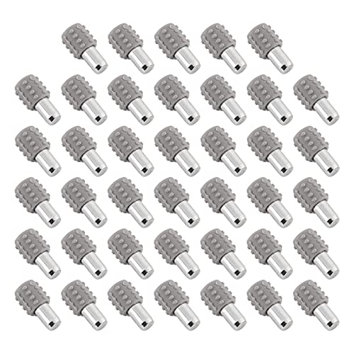 Dzmuero Soporte Para Balda, Soporte Balda, 40 Piezas Soporte De Estante Ø5Mm Con Funda De Pvc Antideslizante Soporte De Estante Inoxidable Soporte De Estante Pasadores De Estante Cover