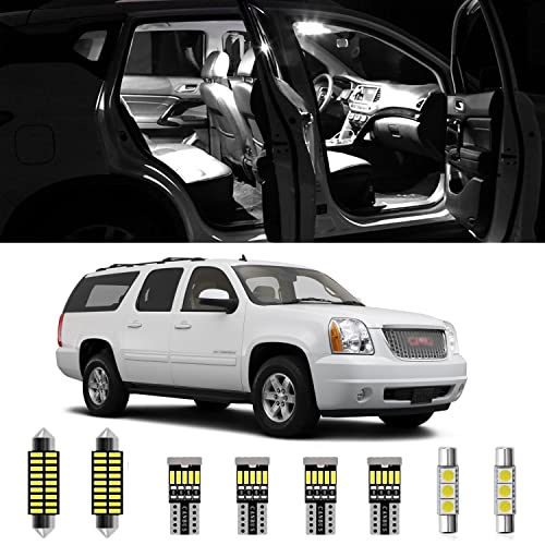 Kit de 12 luces LED interiores para GMC Sierra miniatura 1