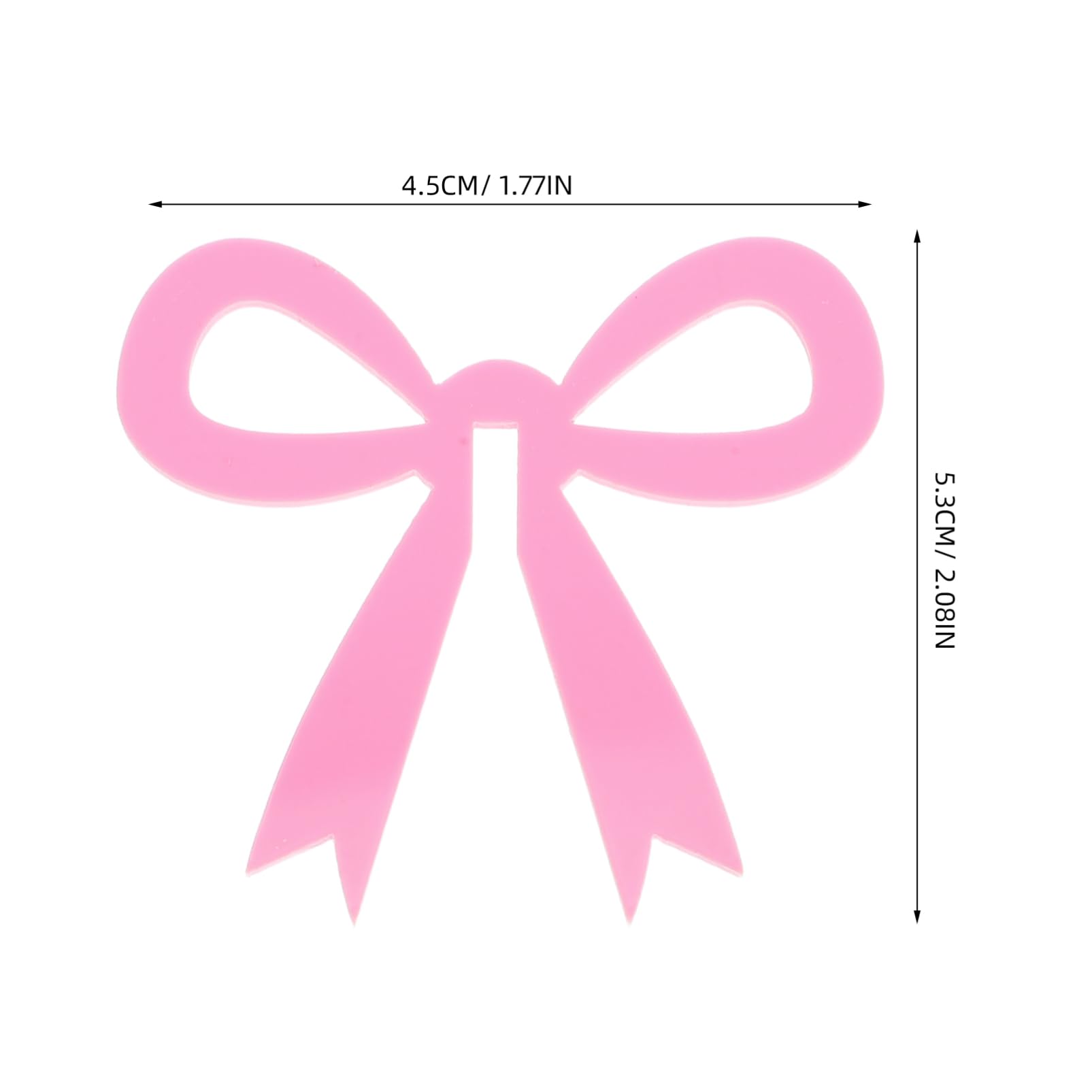 SOLUSTRE 12Pcs Bowknot Acrylic Wine Glass Markers Elegant Drink Tags for Parties Weddings Birthdays Ups with Stylish Drink Charms Celebration