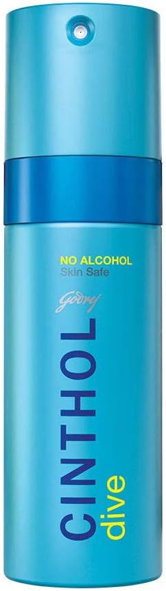 Godrej Cinthol Deo Spray, Dive (150 ml) | No Alcohol | Skin Safe | with Active Mineral+ Formula For Adult
