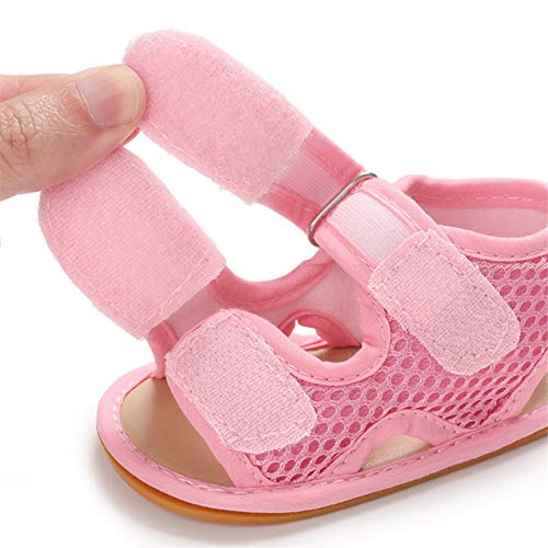 Image of RVROVIC Baby Boys Girls Sandals Premium Soft Anti-Slip Rubber Sole Infant Summer Outdoor Shoes Toddler First Walkers