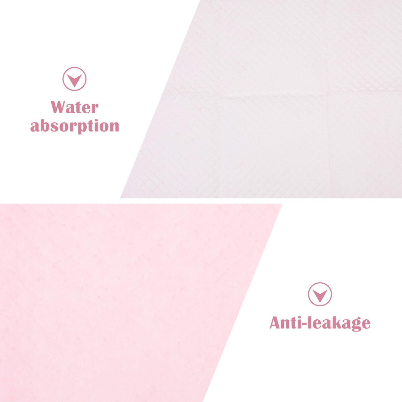 Tappetini Assorbenti per Animali Monouso 100 Pezzi Rosa | Tessuto Non Tessuto, Impermeabili, Formato Pratico, Accessorio per Uso Domestico