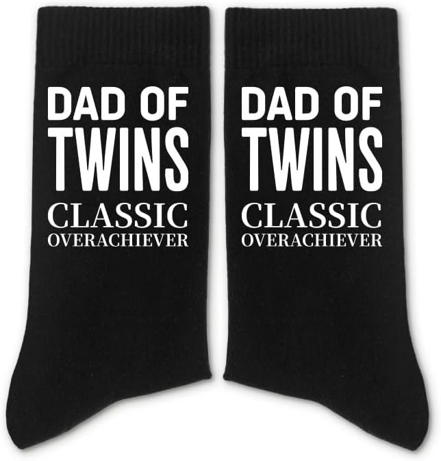 Funny Dad Papa Grandpa Uncle Socks, Crew Socks for Men, Fathers Days Gifts Birthday Gifts for Men