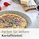Bosch Kartoffelpuffer-Rösti-Scheibe MUZ45KP1, Wendescheibe, spülmaschinengeeignet, feine Streifen für Kartoffelpuffer/Rösti, robust, Edelstahl, passend für MUM4, Serie 2 und 4