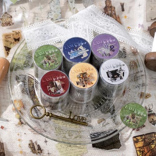 Alideco 6 }XLOe[v 킢gAƉԂ̒̃R[Wȑϐ CN PET S e[v L DIY  }Xe V[ (pintieweiye)