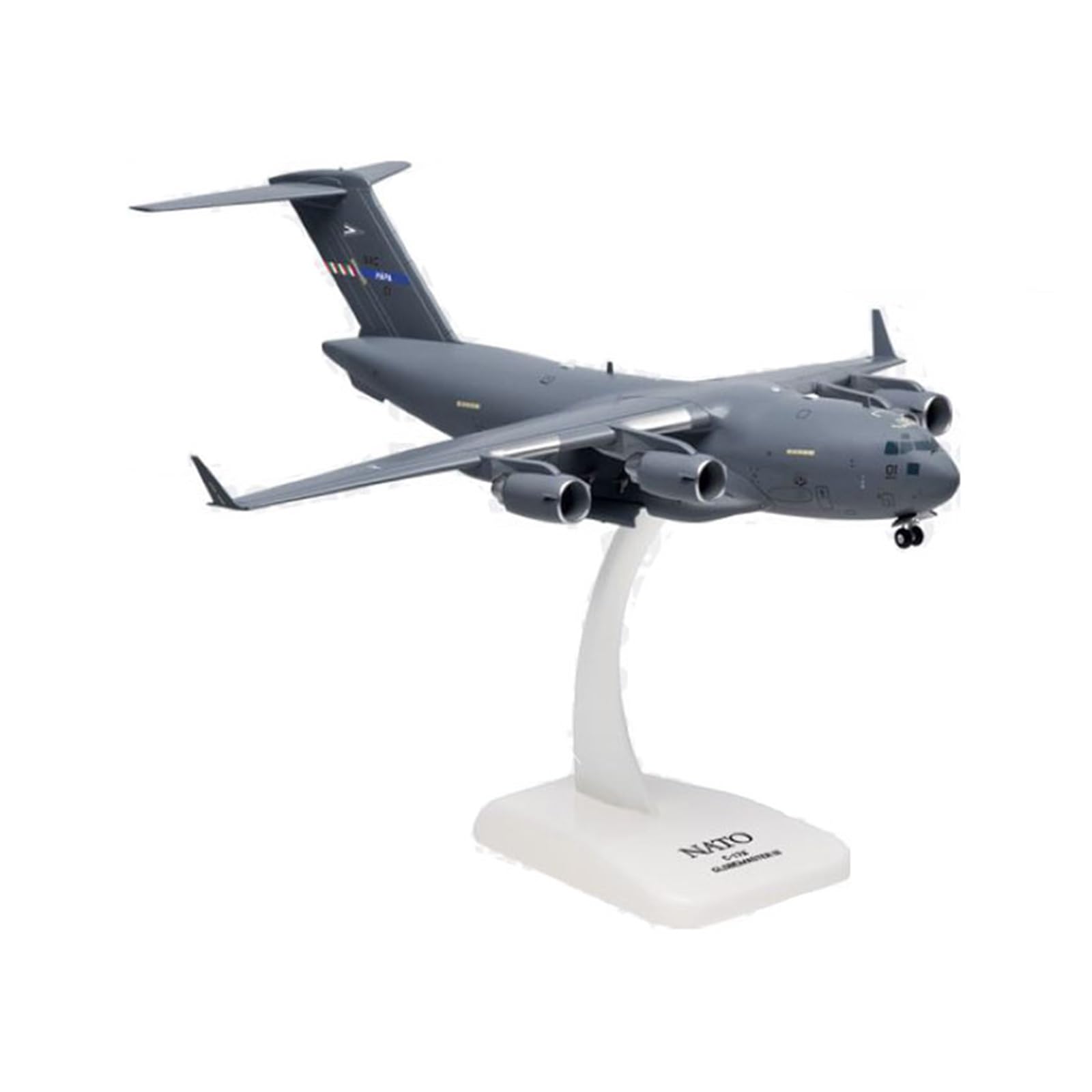Modelo de avión de transporte C-17 a escala libre de montaje para coleccionistas 7