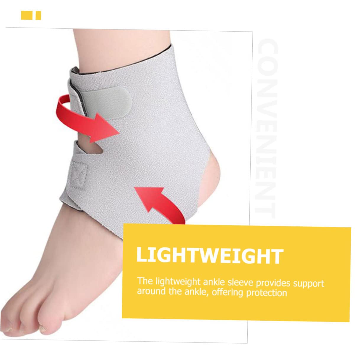 NOLITOY 2pcs Sports Ankle Pad Ankle Protector Sleeve Compression Wrap for Women