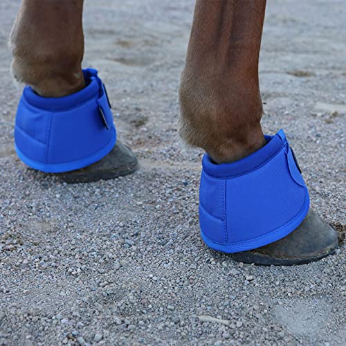 Image of Harrison Howard Horse Bell Boots Overreach Bell Boots No-Turn Bell Boots for Horse-Durable Protective Hoof Boot