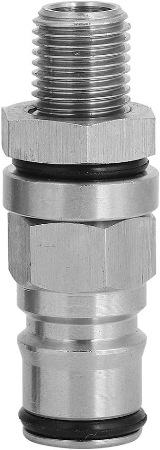 Semfeil Brew Homebrew 304 Stainless Steel Corny Keg 1/4’’ BSP Ball Lock Post Bulkhead with Poppets 19/32