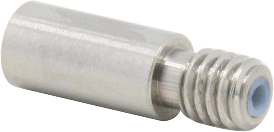 review SUTK 2pcs Upgrade 2 in 1 Out Throat Stainless Steel PTFE Tube 3D Printers Parts Thread M6 Multi- Jet 1. 75mm Filament Part