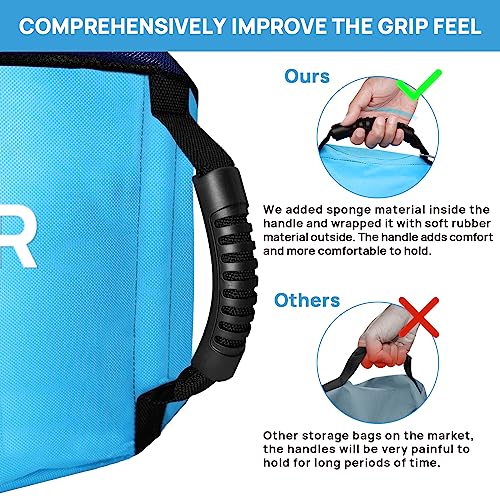 4 Pack Waterproof RV Hose Storage Bags, RV Accessories for Inside, RV Utility Bag for 4 Colors Organization, Store Your Fresh Water Sewer Hoses Electrical Cords & Accessories with Our RV Storage Bag - Image 5