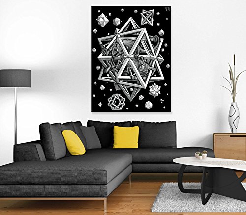 Giallobus - Quadro - Stampa Su Tela Canvas - Stars - 50 X 70 Cm