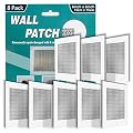 8 Pack 6 Inch Drywall Repair Kit, Ausvrkkit Wall Repair Patch Kit, Self-Adhesive Fiberglass Dry Wall Patch Kits for Aluminum Metal Sheetrock Ceiling (6"x 6")