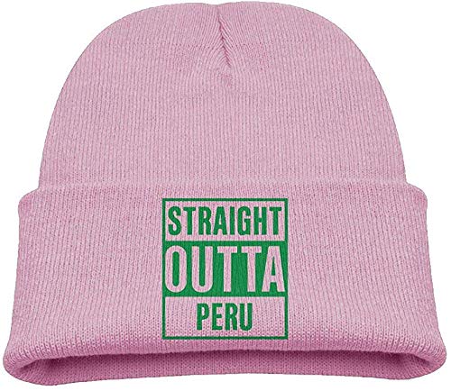 Preisvergleich Produktbild Hxincyu Kids Cute Knitted Cap Straight Outta Peru Skull Cap