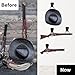 Salajory Pistol Rack Pistol Holder for Gun Safe, Upgraded Pistol Wall Mount Use Heavy Duty Steel, Pistol Stand Mounted Behind Door, Wall, Cabinet, Etc