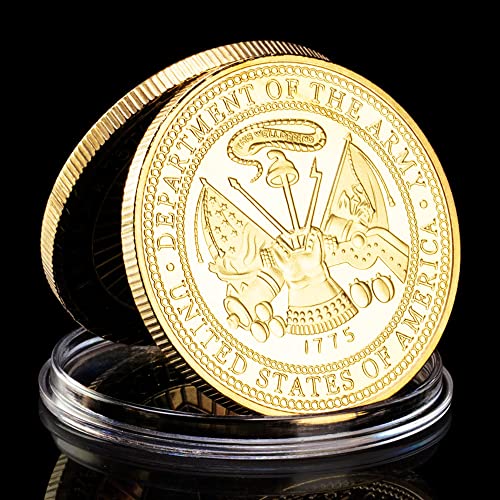Moneda Conmemorativa 75th Ranger Regiment USA Oro miniatura 6
