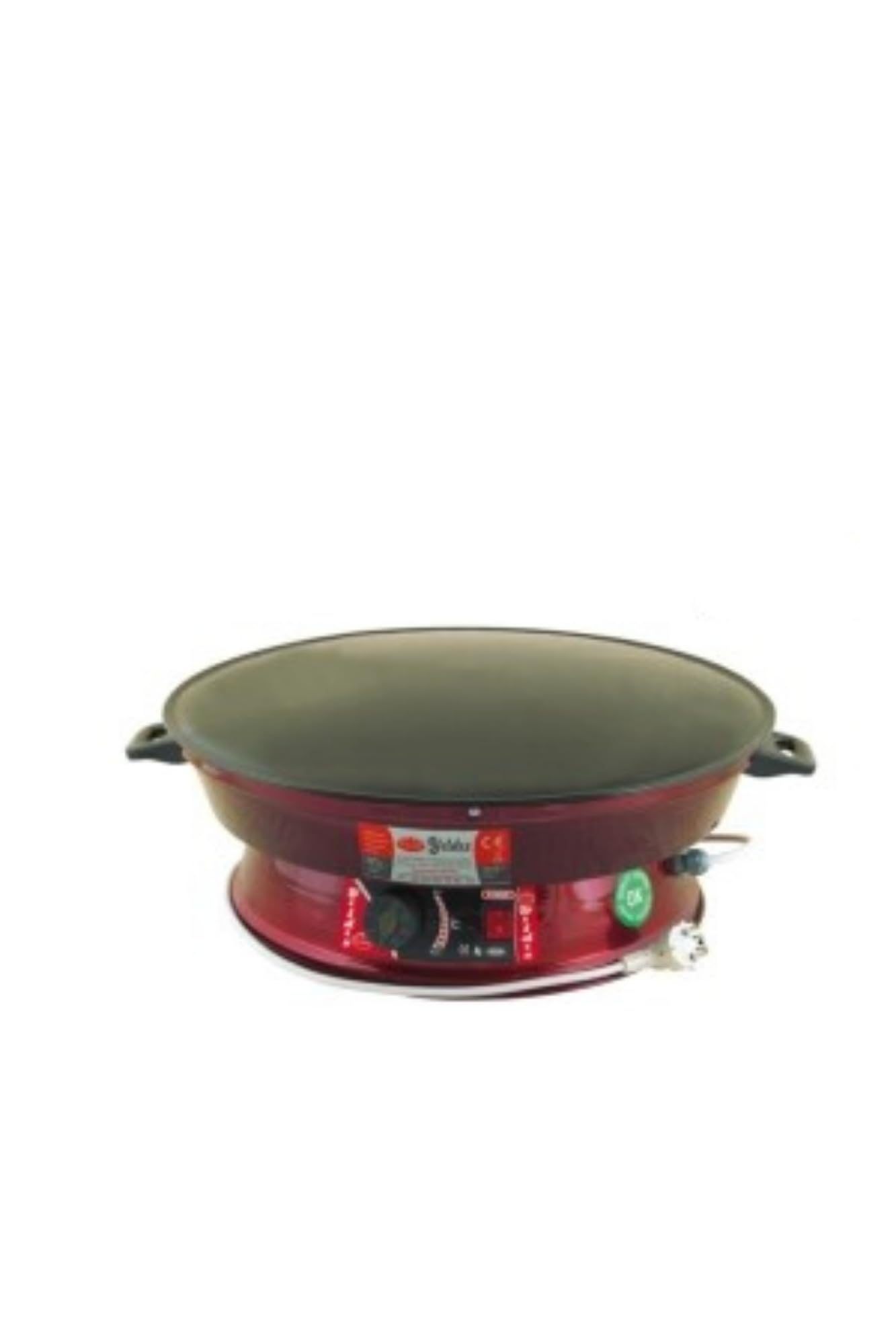 J-181 Elektrische Thermostat-Platte 50 cm | 2000W, Einstellbare Temperaturkontrolle, Für Brot, Gözleme, Börek, Katmer, Crêpes und Bazlama