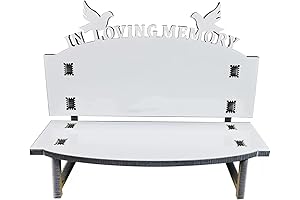 Sublimation Blanks Memorial Bench Decor: A Cherished Memory