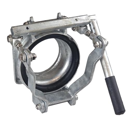 Doblit Women's Silver Slurry Tanker 6 Inch Perrot Coupler, Pipe Quick Attacher, Coupling, 100Mm Short Neck
