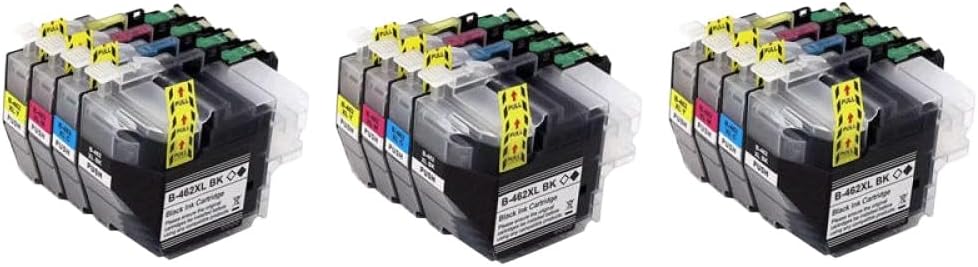 Compatible Ink Cartridge LC472XL LC462XL 462 472 for MFC-J2340DW J2740DW J3540DW J3940DW Printers Ink Replacement(LC462XL-3set)