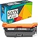 Price comparison product image Do it wiser 507X 507A Compatible Toner Cartridge Replacement for HP Laserjet Enterprise 500 Color CE400X M551 M551n M551dn M551xh MFP M570 M570dn M570dw M575 M575c M575f M575dn (Black)